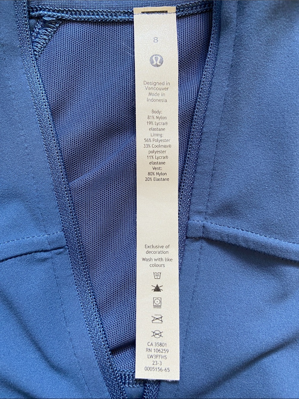 Lululemon • Define Cropped Jacket Pitch Blue - Picture 12 of 16